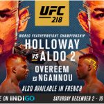 UFC 218 Betting
