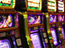 What triggers a jackpot on a slot machine?